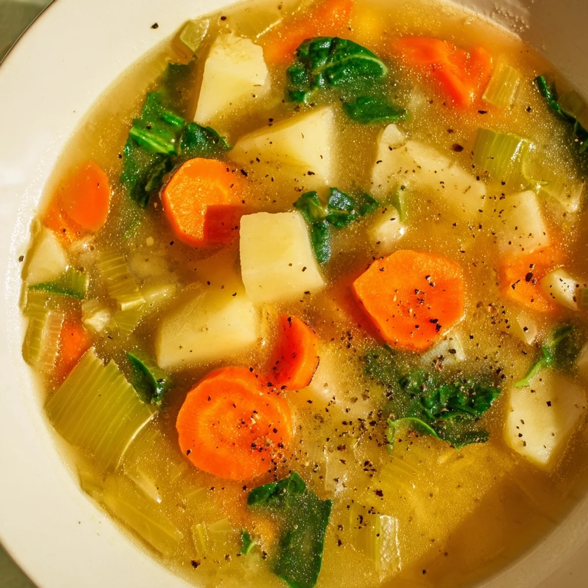 Creamy Vegetarian Potato-Kale Soup, a vibrant bowl of pureed goodness, perfect for cold evenings.