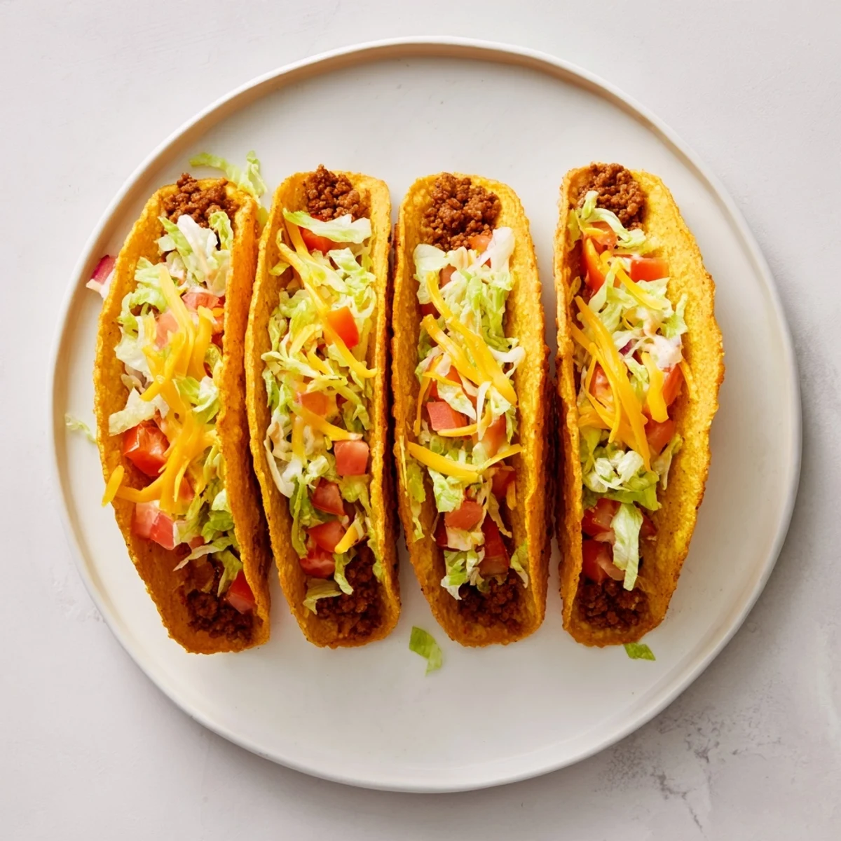 These delicious Gordita Crunch tacos feature a perfect blend of crunchy and soft textures, served warm.