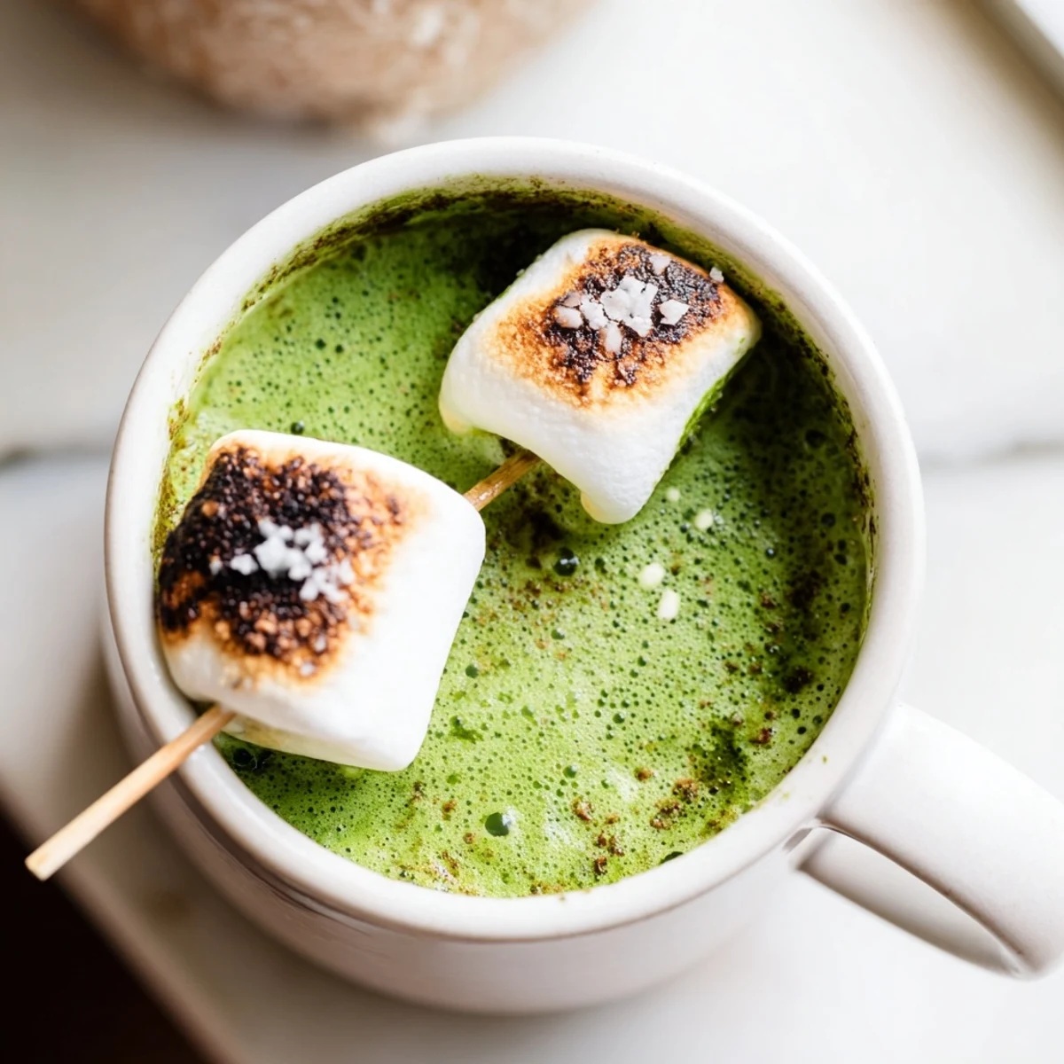 Toasted Marshmallow Matcha Cocoa