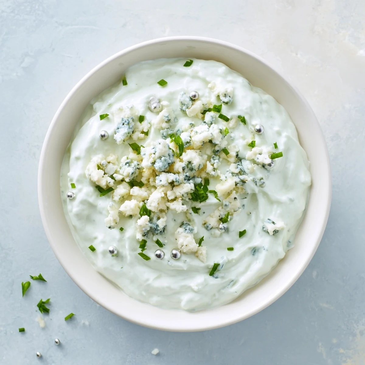 Frozen Pond Blue Dip Platter, a stunning icy-blue dip surrounded by colorful, crunchy dippers.