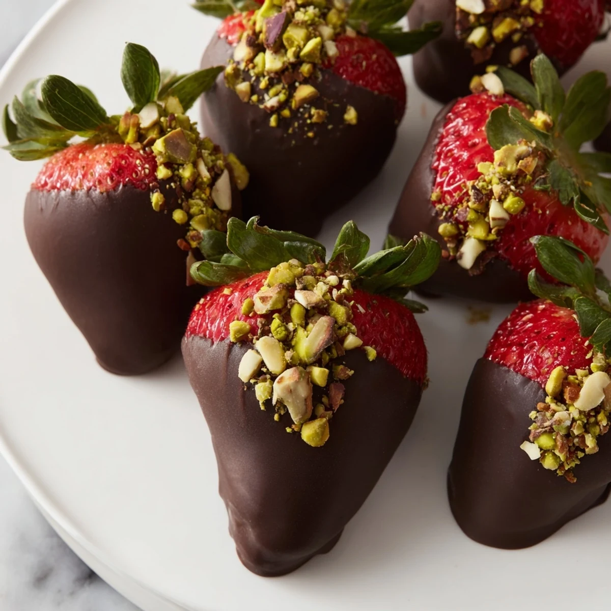 Freshly dipped dark chocolate covered strawberry dips, a delightful, easy treat ready to enjoy.