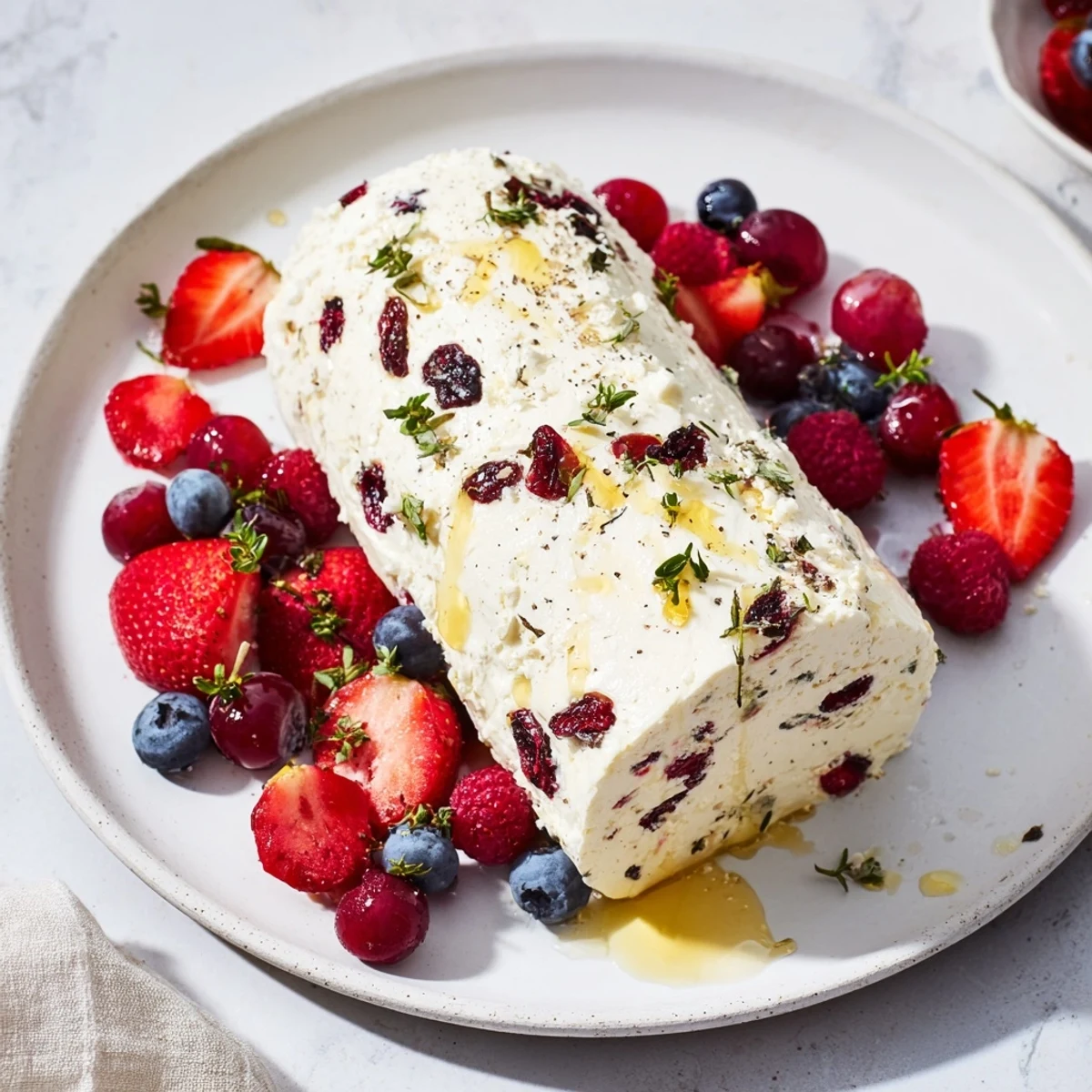 Cranberry Goat Cheese Log