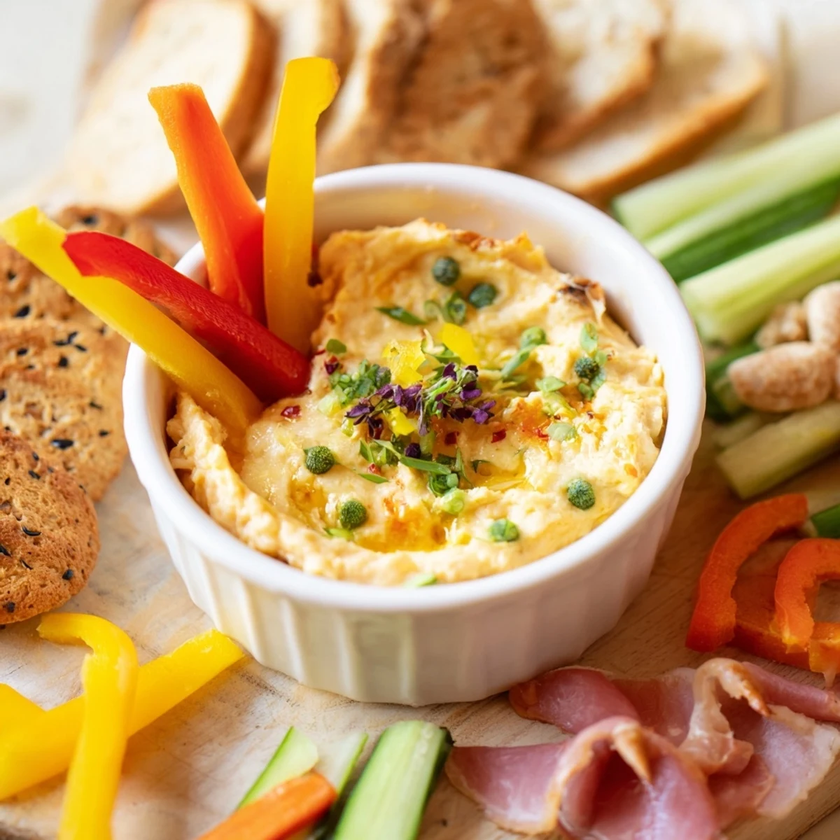Holiday-ready Reindeer Antler Spread; a visually appealing platter with savory meats and fresh herbs.