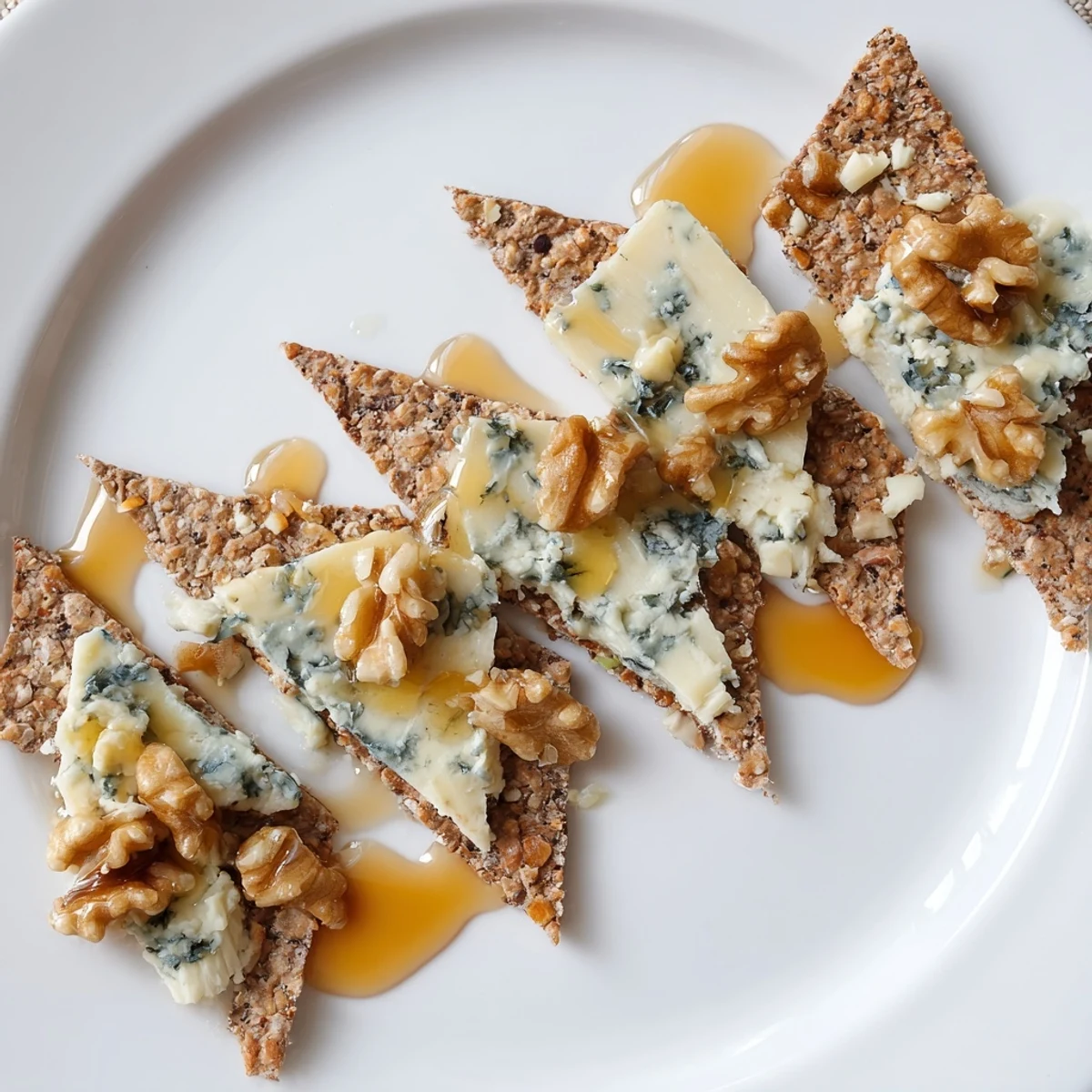 Elegant Blue Ridge Mountains cheese platter, featuring blue cheeses, honey, and walnuts, ready to serve.