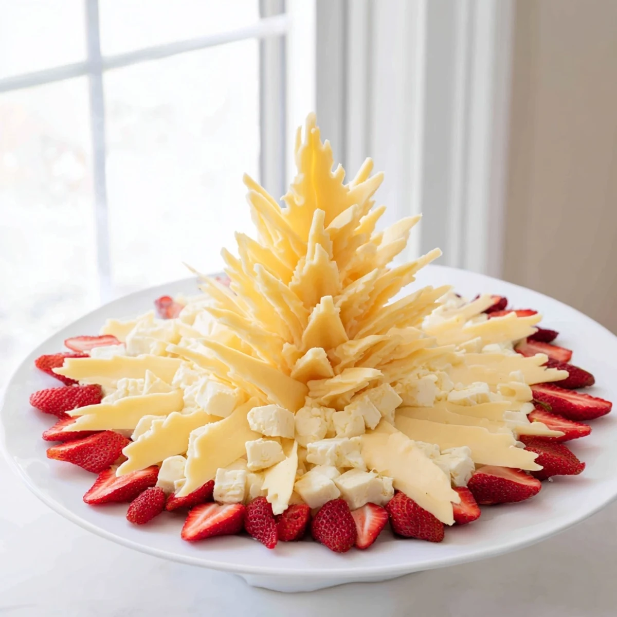 Sharp cheddar cheese rocket, The Retro Rocket, and vibrant strawberry flames create a visually stunning snack.