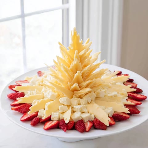 Sharp cheddar cheese rocket, The Retro Rocket, and vibrant strawberry flames create a visually stunning snack.