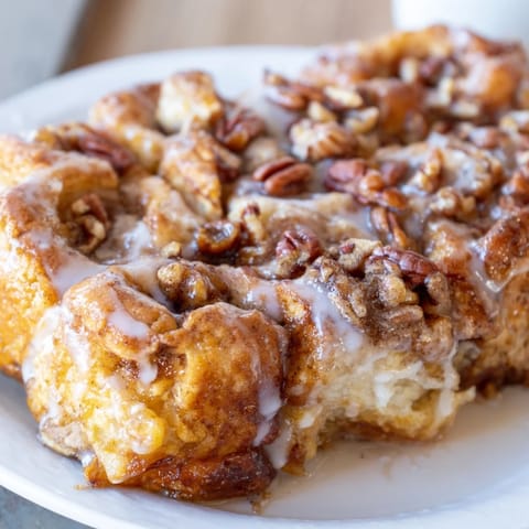 Baked Cinnamon Roll Dish