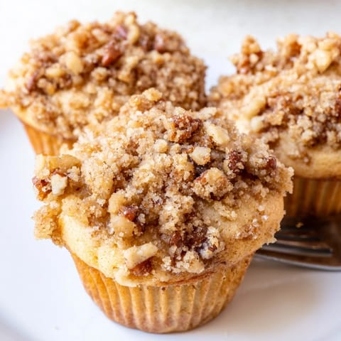 Maple Pecan Streusel Muffins