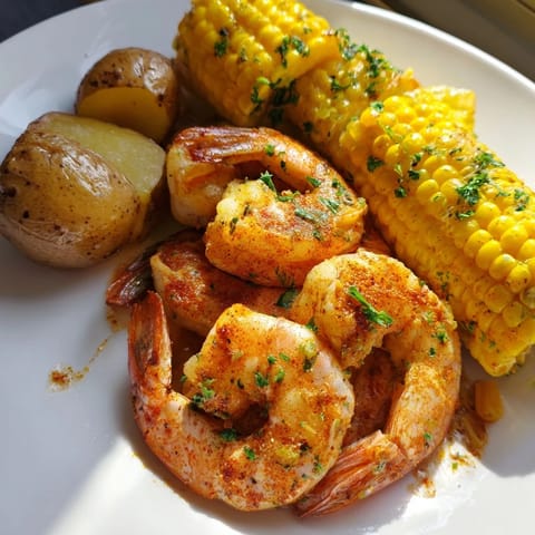 Cajun Shrimp Sweet Corn