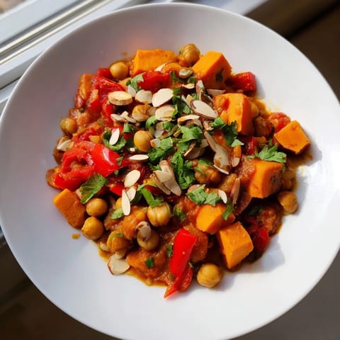 Moroccan Chickpea Sweet Potato