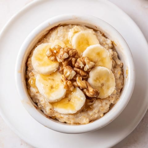Baked Oats Banana Honey