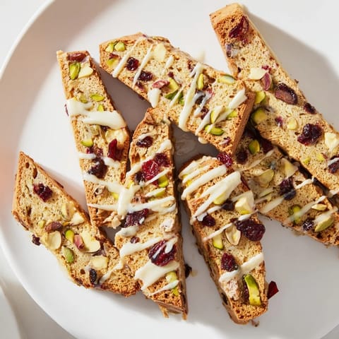 White Chocolate Cranberry Biscotti