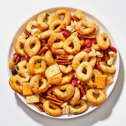 Air Fryer Bagel Chip Mix