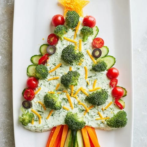 Simplified Christmas Tree Dip