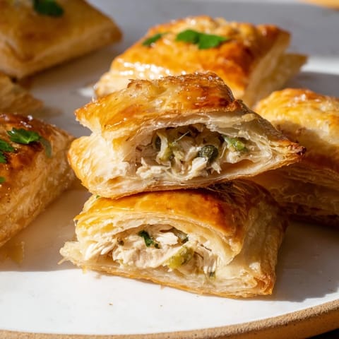 These delicious Chicken Piccata Mini Hand Pies offer a delightful combination of flavors and textures in every bite!