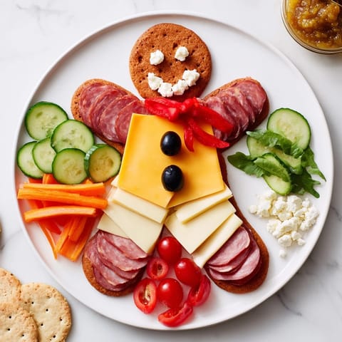 Gingerbread Man Savory Charcuterie