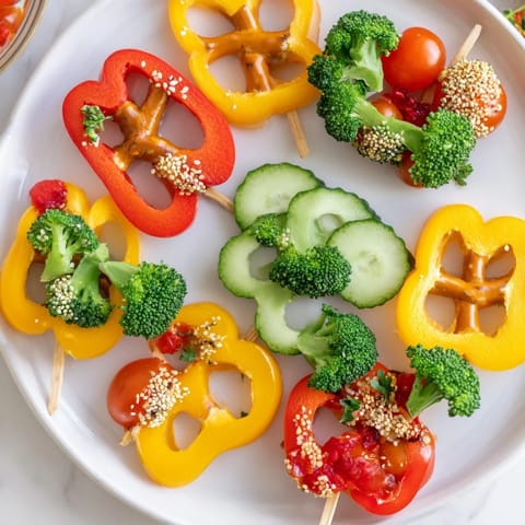 Themed Crudités Veggie Christmas