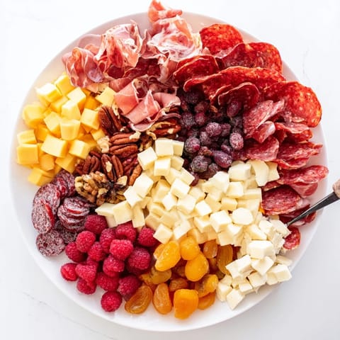 Festive Stocking Charcuterie Board