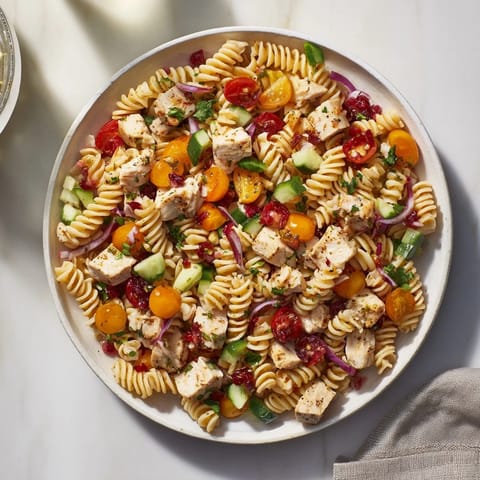 Pasta Salad with Cranberry Vinaigrette