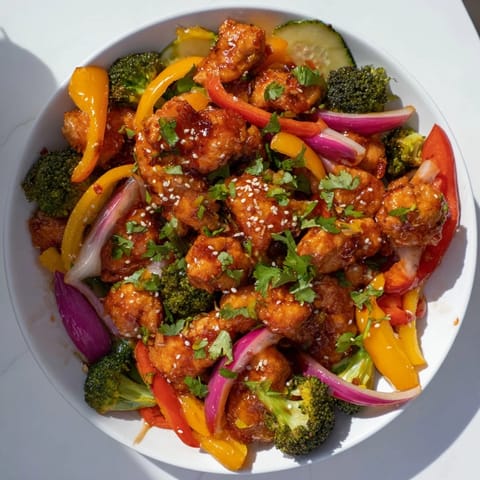 Spicy Honey-Garlic Chicken