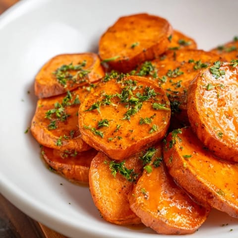 Crispy edges and vibrant spices on these flavorful Cajun roasted sweet potatoes, a delightful side dish.