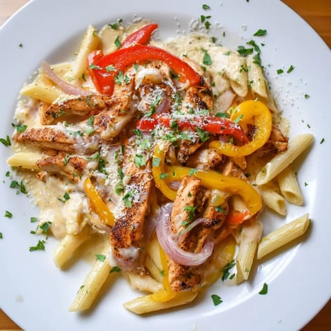 Bold creamy cajun chicken pasta