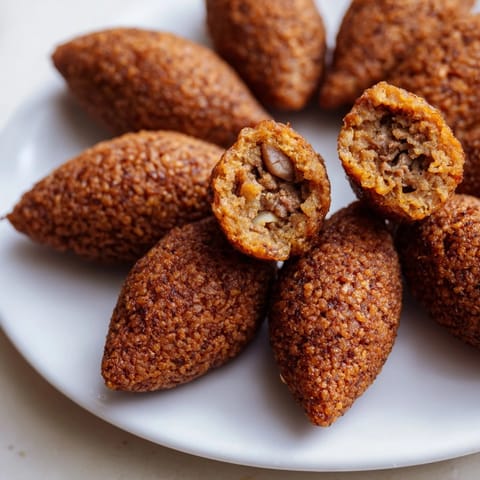 Lebanese Kibbeh Spiced Meat