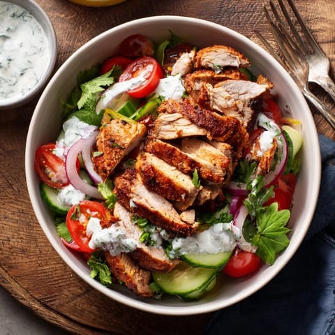 Chicken Shawarma Salad Bowl