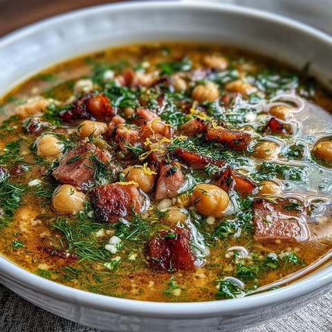 Ham Chickpea Lemon Dill