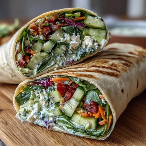 Picnic Veggie Wraps with Lemon Aioli Sauce, filled with fresh spinach, crunchy carrots, and creamy avocado, ready for an outdoor meal.