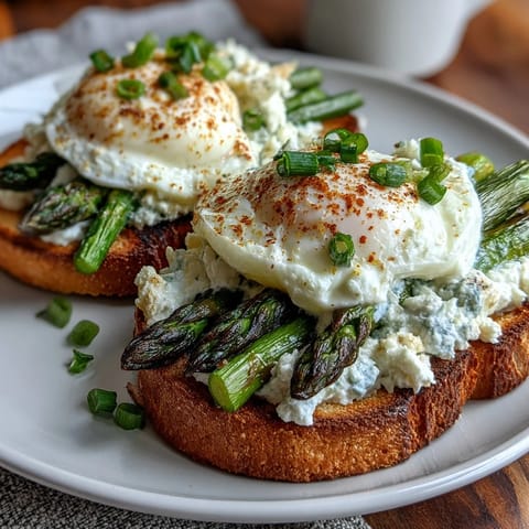 Asparagus and Egg Tartines
