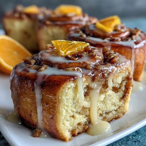 Soft orange rolls with orange cream cheese frosting, fluffy and swirled with citrus filling, topped with creamy orange frosting.