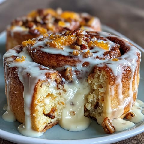 Soft Orange Rolls Delight