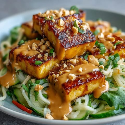 Thai Mango Salad with Tofu