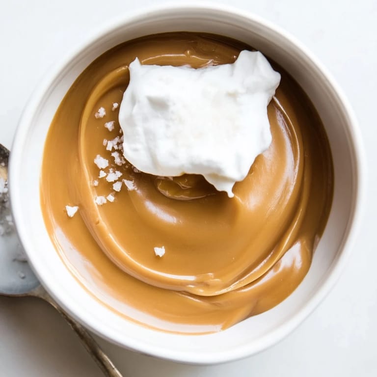 Silky butterscotch pudding served in elegant dishes, perfect for any dessert lover.