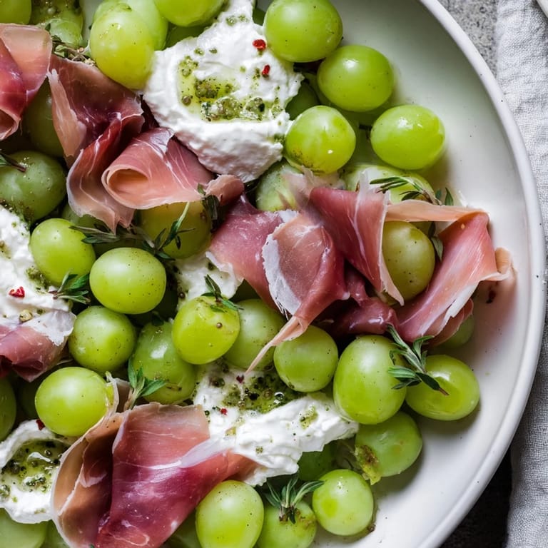 A vibrant, close-up view of a Mistletoe Kissing Ball appetizer, showcasing delicious, gluten-free ingredients arranged beautifully.