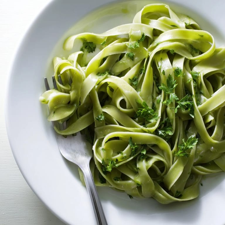 A batch of tender spinach pasta dough, wrapped and resting before being rolled out for dinner.