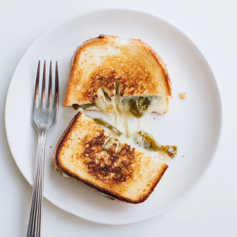 Serve the spicy Jalapeño Pepper Jack Grilled Cheese alongside a bowl of warm tomato soup for dipping.