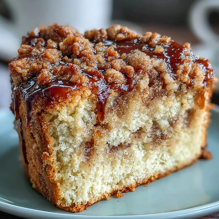 Fragrant cardamom coffee cake topped with a crunchy cinnamon-cardamom streusel, baked to a golden finish for a warm dessert.