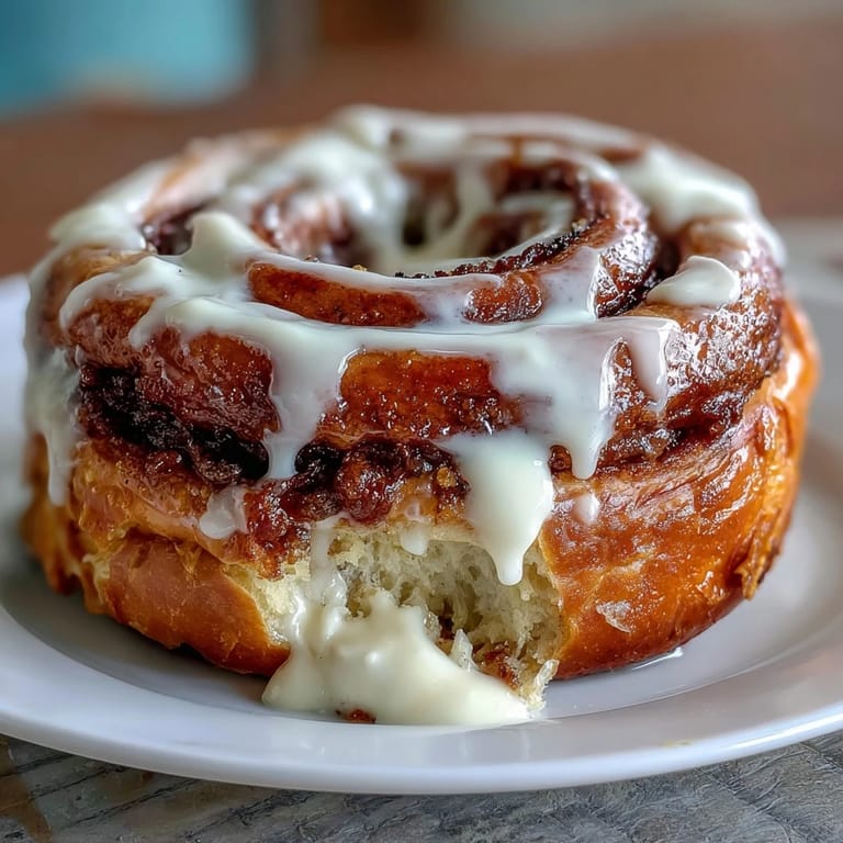 Homemade cinnamon swirl bagels with a luscious vanilla Greek yogurt glaze, perfect for a nutritious and delicious start to your day.