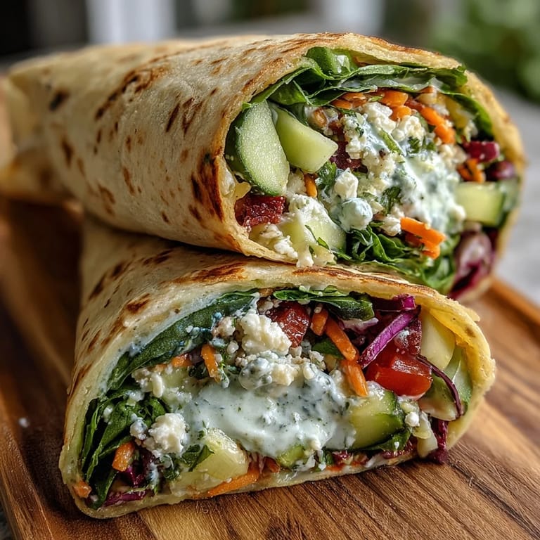 Healthy picnic wraps layered with colorful vegetables and zesty lemon aioli, perfect for easy, nutritious on-the-go dining.