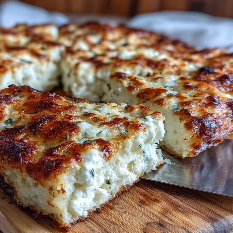 Two-ingredient cottage cheese flatbread, protein-rich and versatile, ideal for low-carb diets.